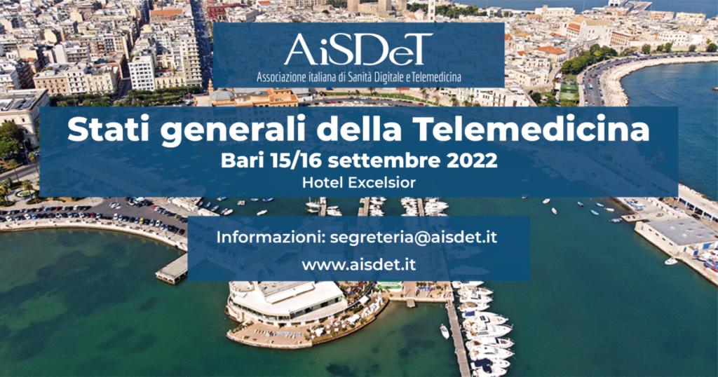 Stati Generali della Telemedicina – Bari, 15 e 16 Settembre